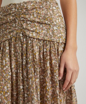 Isabel Marant Étoile - Marino Floral Maxi-Skirt image number 4
