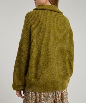 Isabel Marant Étoile - Myclan Zipped Roll-Neck Sweater image number 3