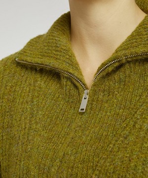 Isabel Marant Étoile - Myclan Zipped Roll-Neck Sweater image number 4