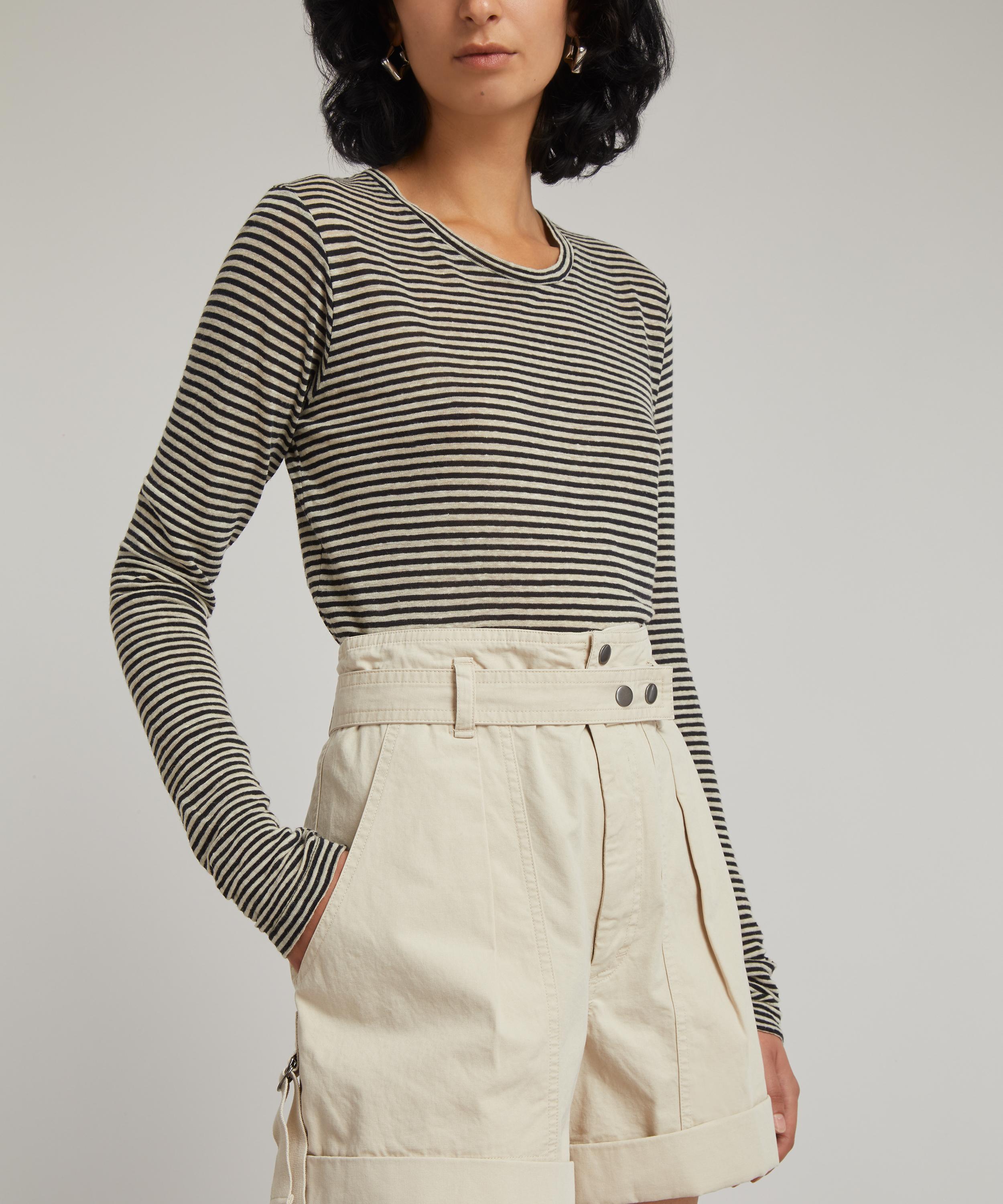 Isabel Marant Étoile - Kaaron Striped T-Shirt image number 2