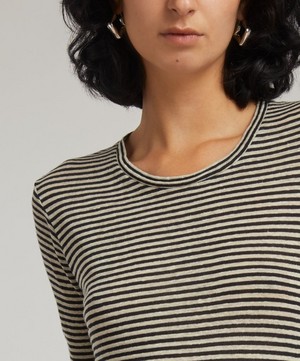 Isabel Marant Étoile - Kaaron Striped T-Shirt image number 4