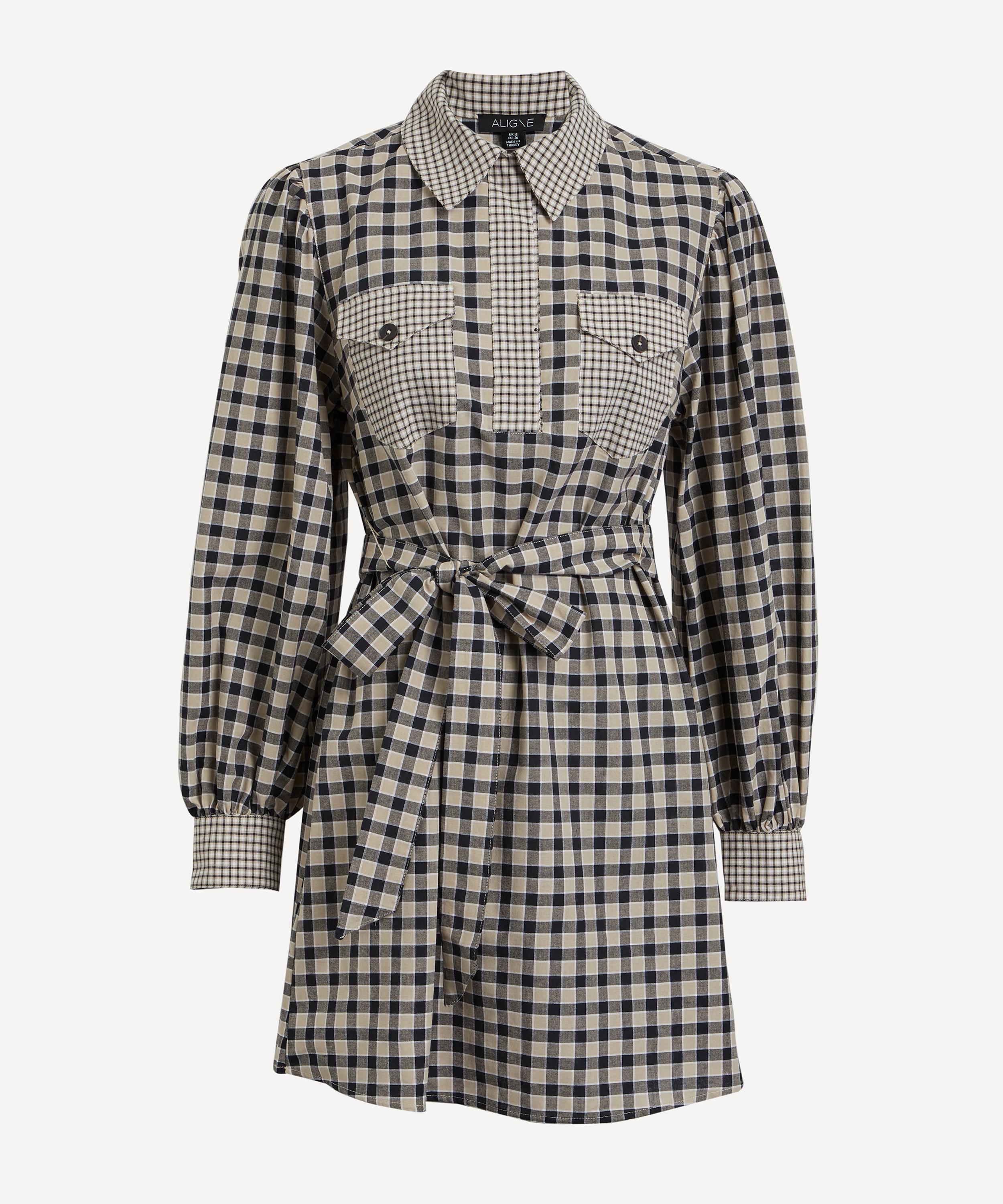 Aligne - Greville Gingham Mini-Dress image number 0