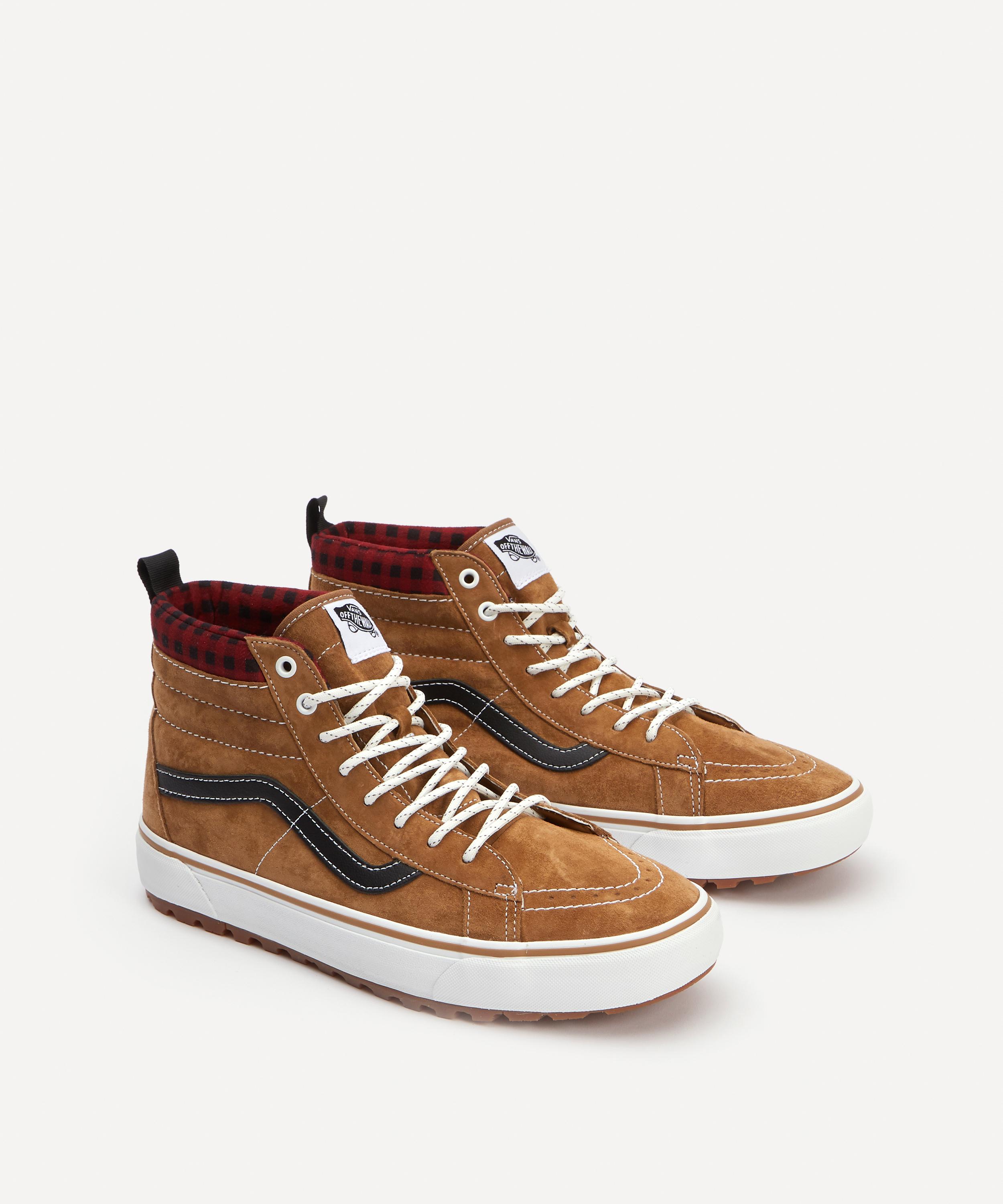 Vans sk8 hi hot sale mte glazed ginger plaid