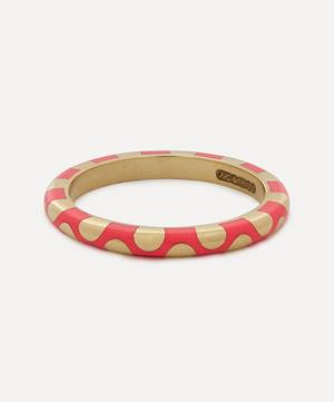 Alice Cicolini - 14ct Gold Memphis Dot Band Ring image number 2