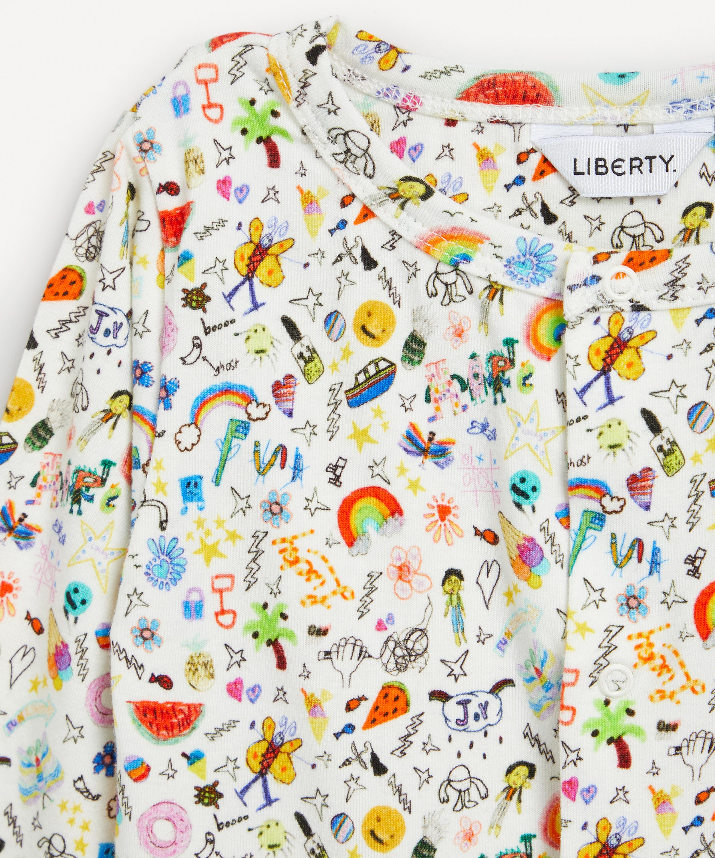 Liberty - Children of Liberty Jersey Babygrow 0-12 Months image number 2