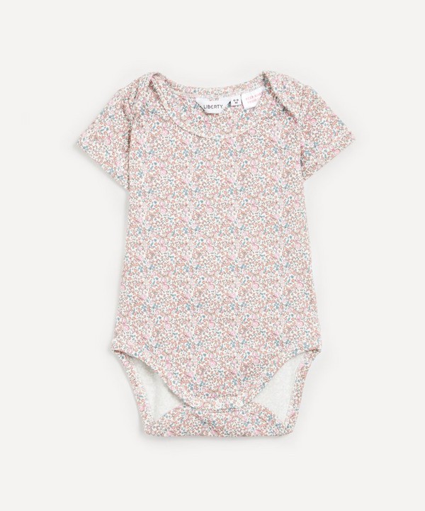 Liberty - Eloise Jersey Short-Sleeve Vest 0-12 Months image number null