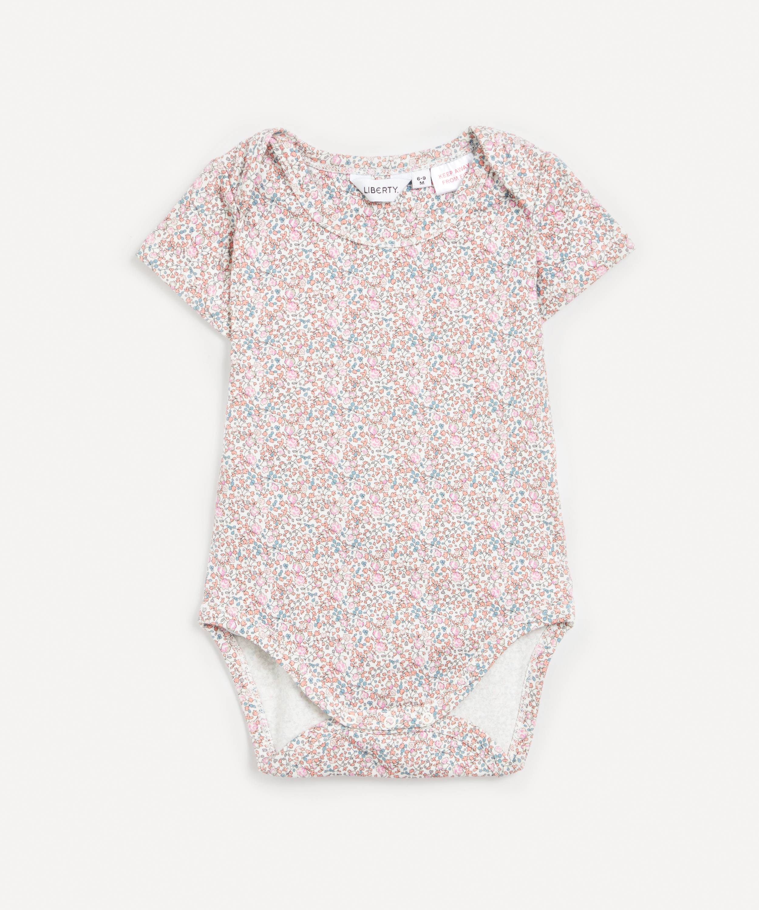 Liberty Eloise Jersey Short-Sleeve Vest 0-12 Months | Liberty