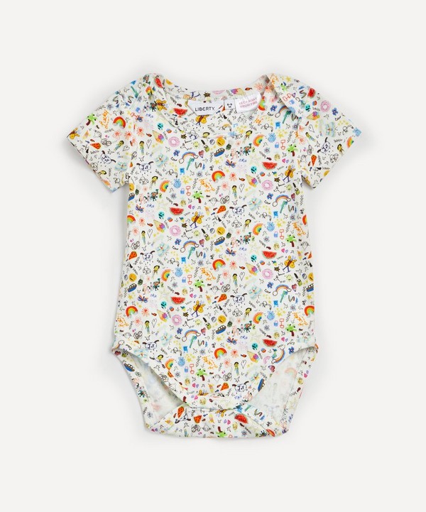Liberty - Children of Liberty Jersey Short-Sleeve Vest 0-12 Months image number null