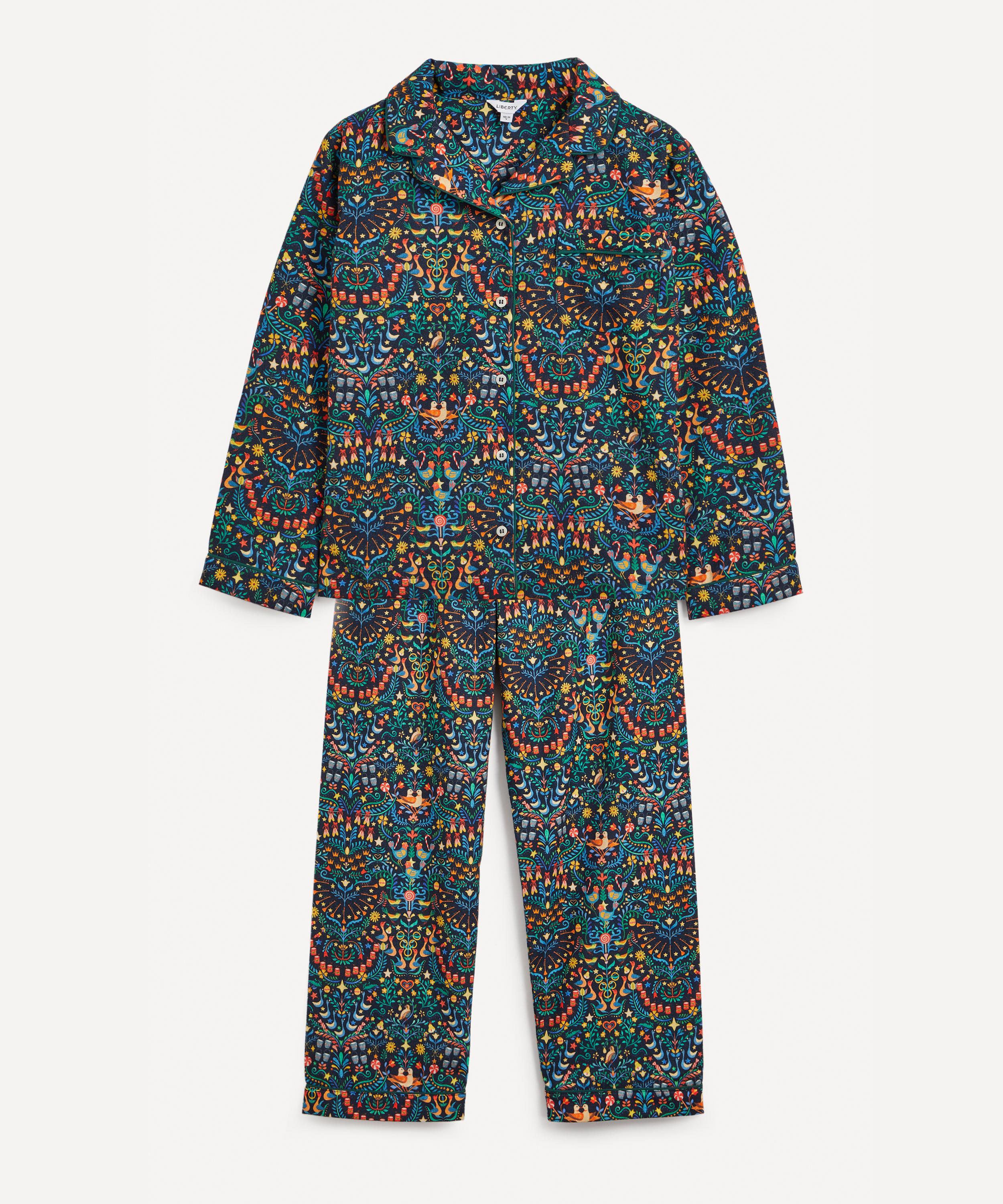 Liberty - 12 Days of Christmas Brushed Cotton Pyjama Set 4-11 Years image number 0