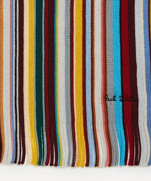 Paul Smith - Signature Stripe Wool Scarf image number 2
