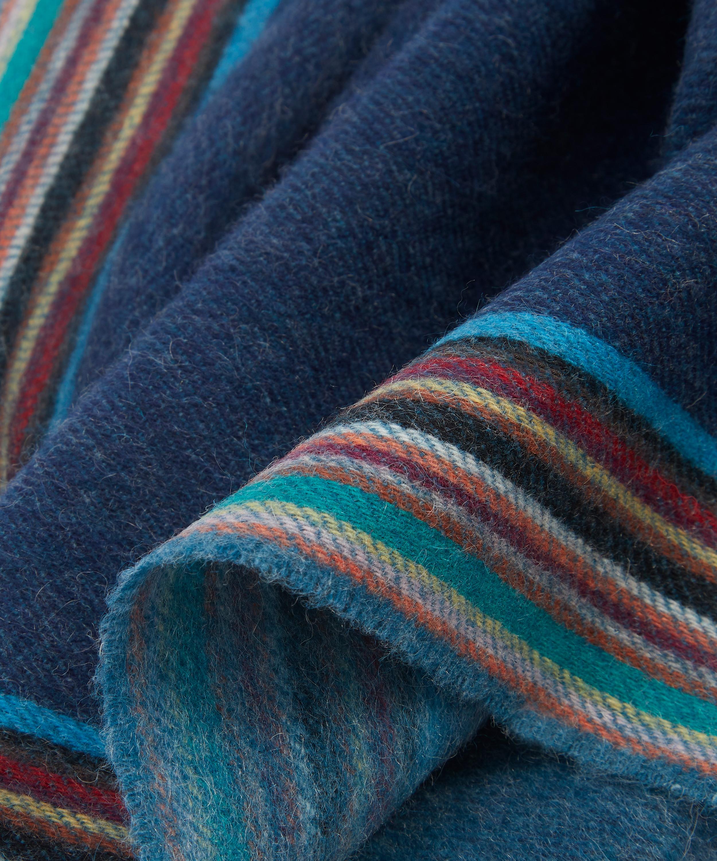Paul Smith - Wool Two-Tone Signature Stripe Scarf image number 3