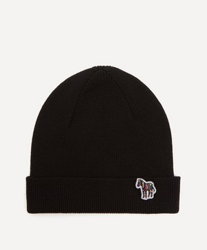 Paul Smith - Zebra Patch Beanie Hat image number 0