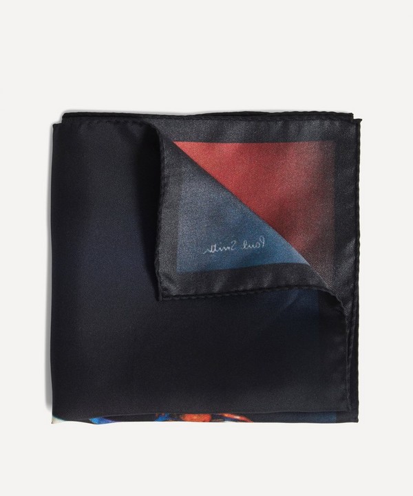 Paul Smith - Silk Shadow Floral Pocket Square image number null