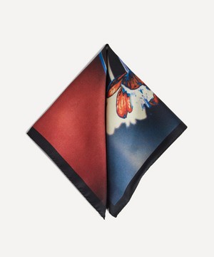 Paul Smith - Silk Shadow Floral Pocket Square image number 1