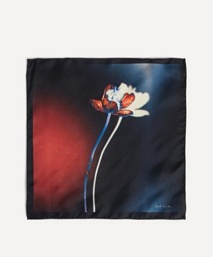Paul Smith - Silk Shadow Floral Pocket Square image number 2