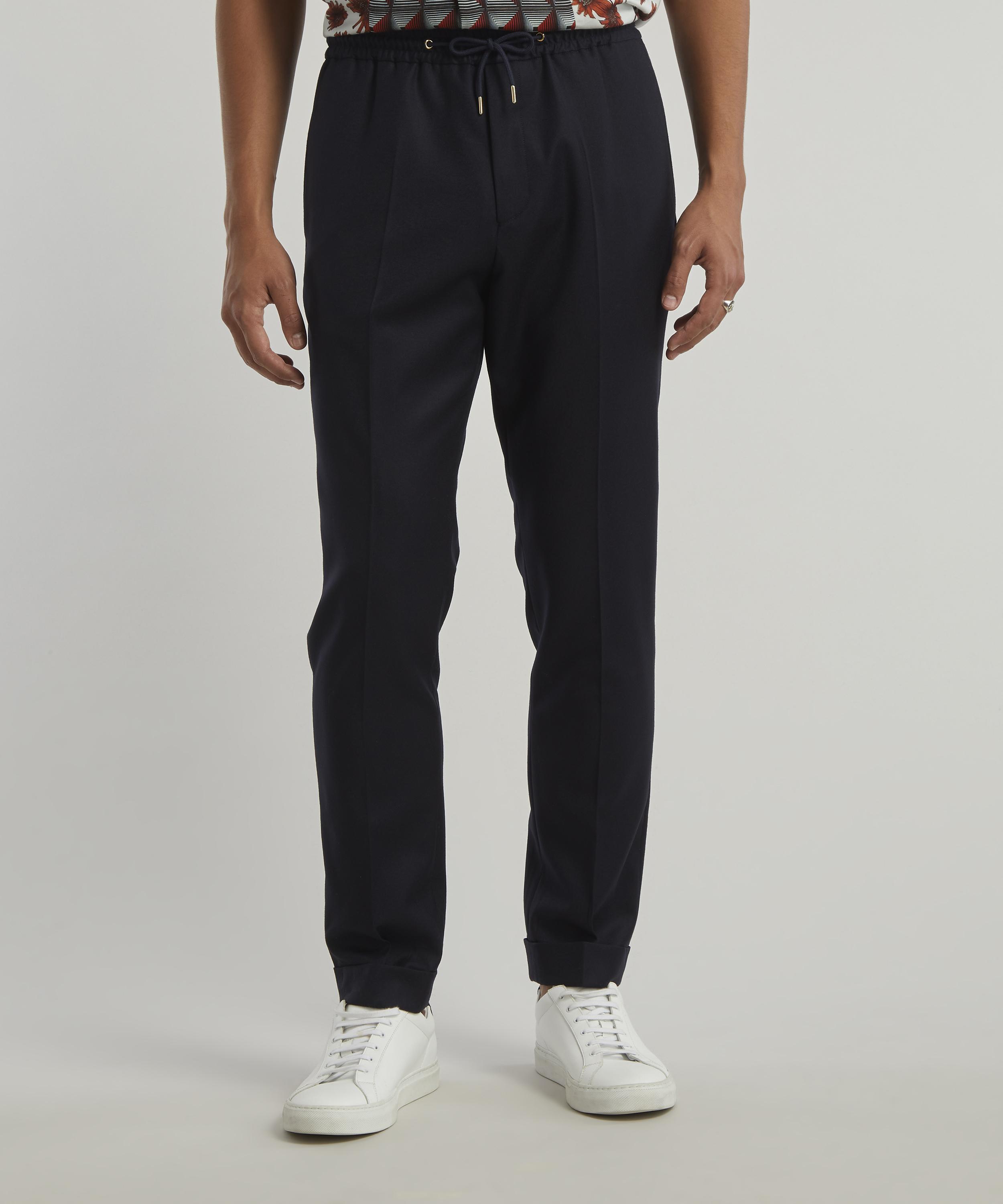 Paul Smith Woollen-Cashmere Drawstring Trousers