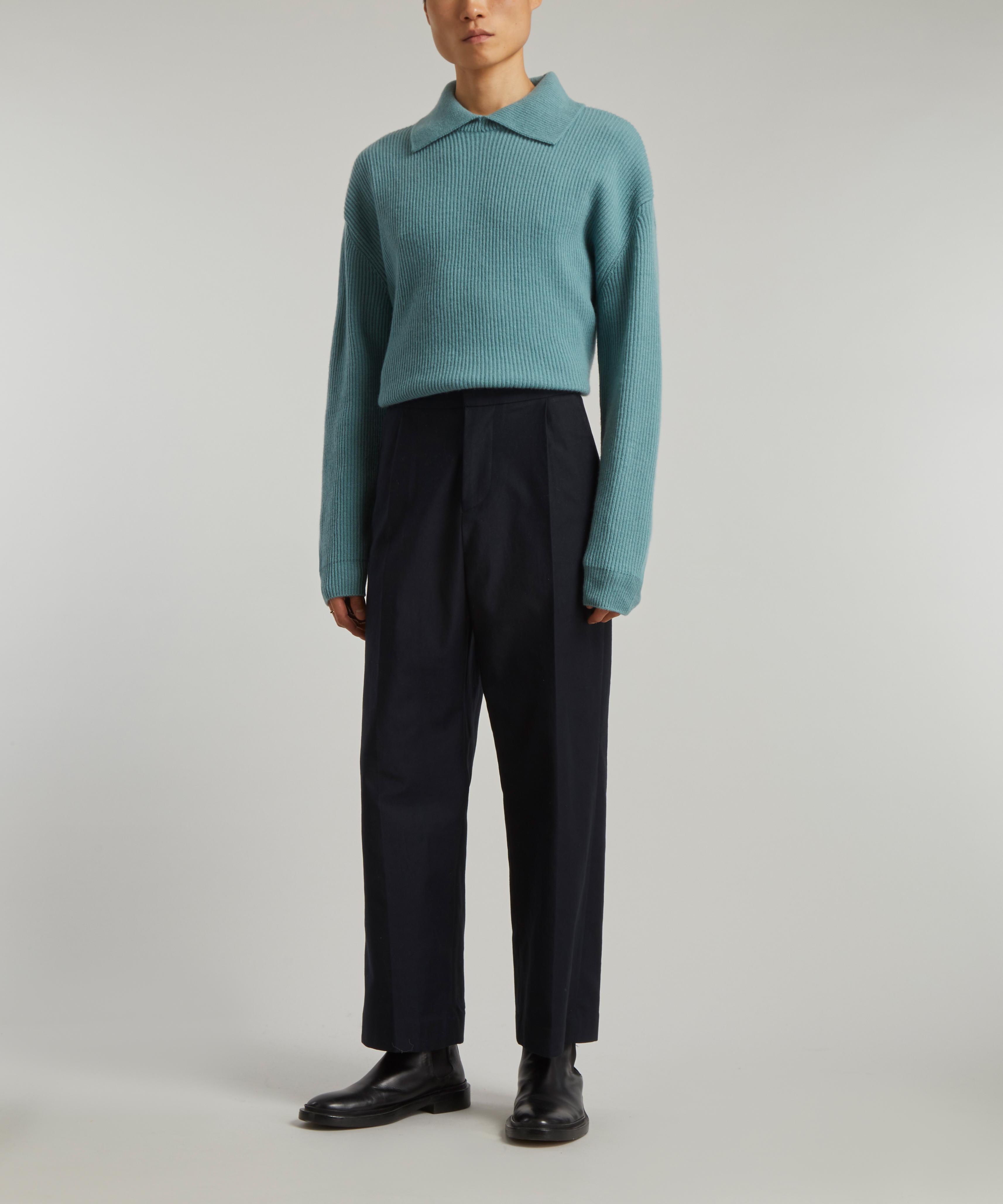 Le17septembre - Cashmere-blend Collared Pullover Jumper image number 1