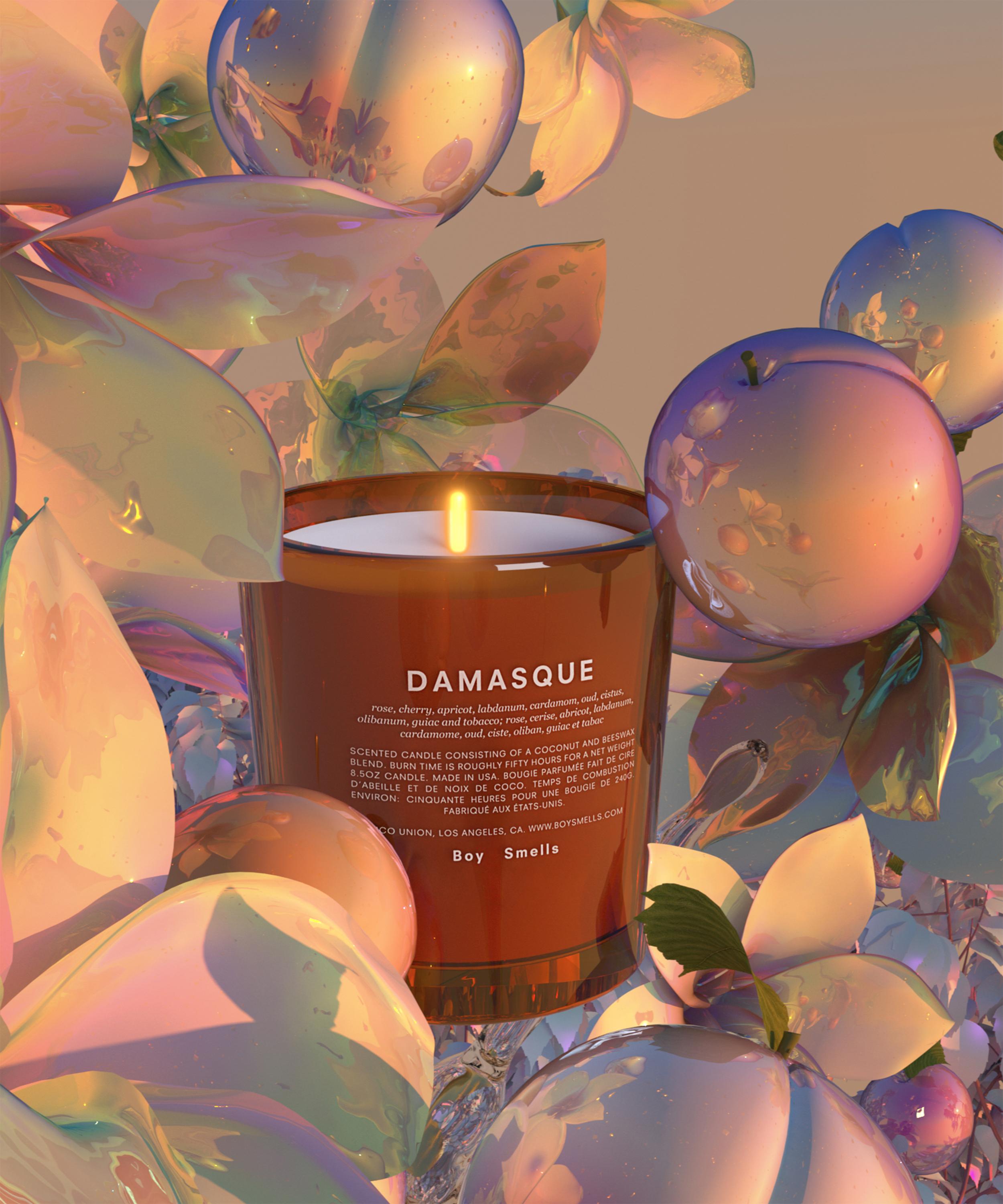 Boy Smells - Damasque Scented Candle Limited Edition 240g image number 4