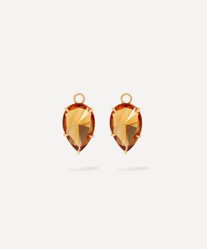 18ct Gold Citrine Drop Earrings