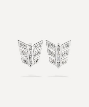 Annoushka - 18ct White Gold Baguette Diamond Stud Earrings image number 0