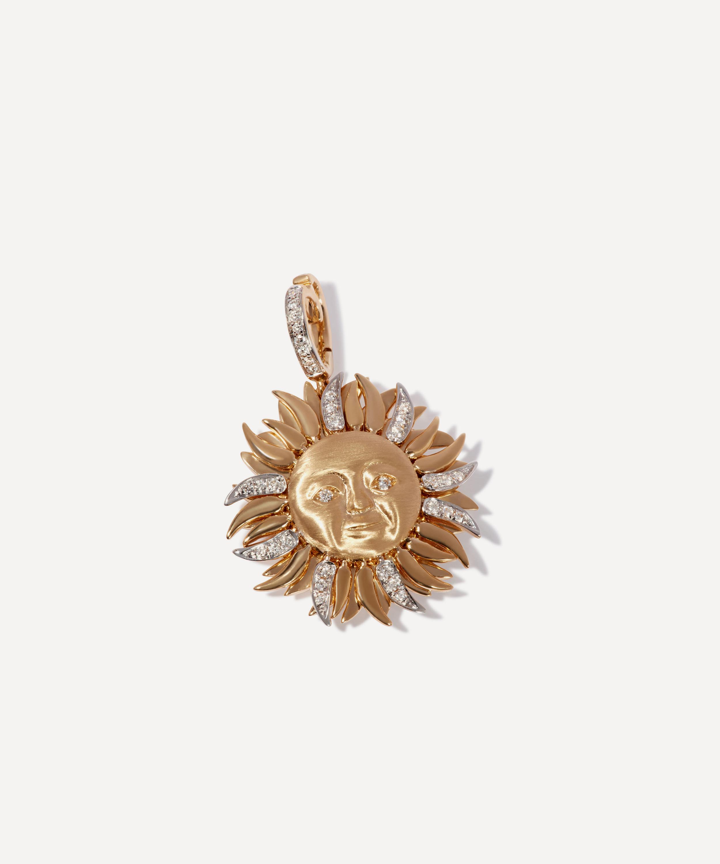 Annoushka - 18ct Gold Mythology Enchanting Sun Charm image number 0