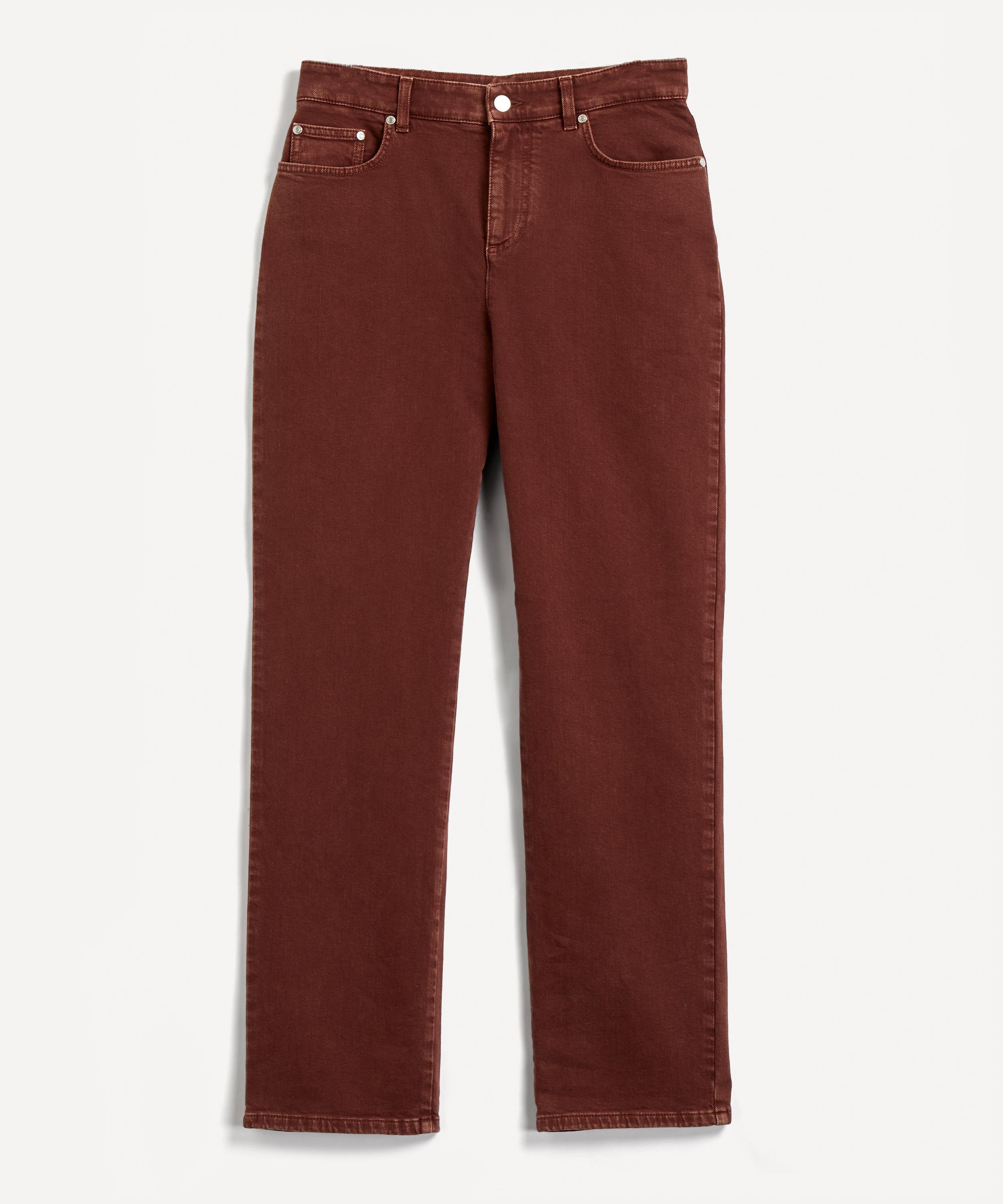 Stella McCartney - Mahogany Straight-Cut Jeans image number 0