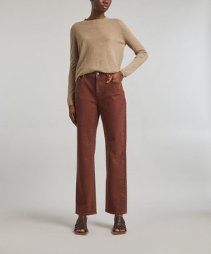 Stella McCartney - Mahogany Straight-Cut Jeans image number 1
