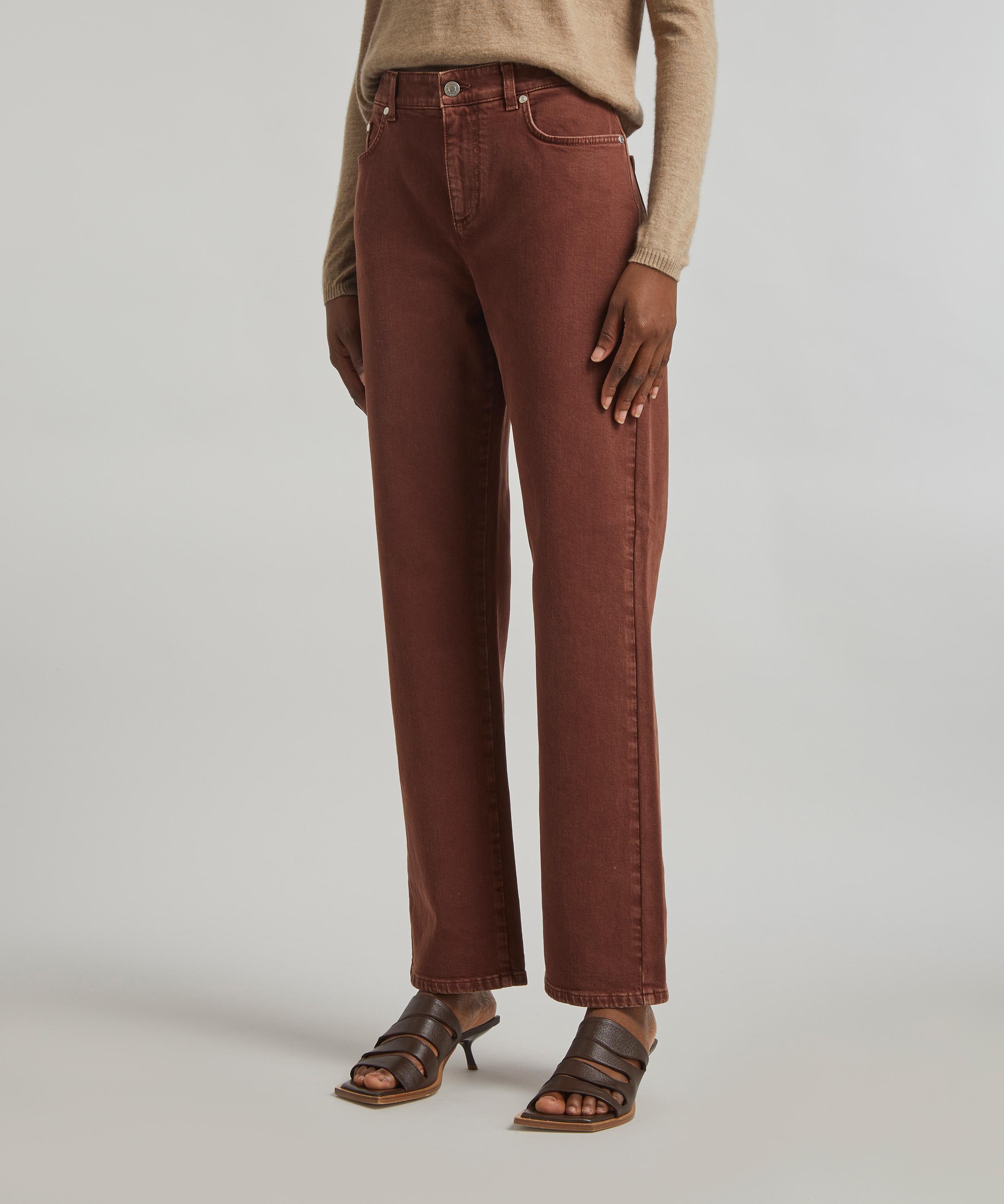 Stella McCartney - Mahogany Straight-Cut Jeans image number 2