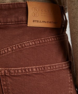 Stella McCartney - Mahogany Straight-Cut Jeans image number 4