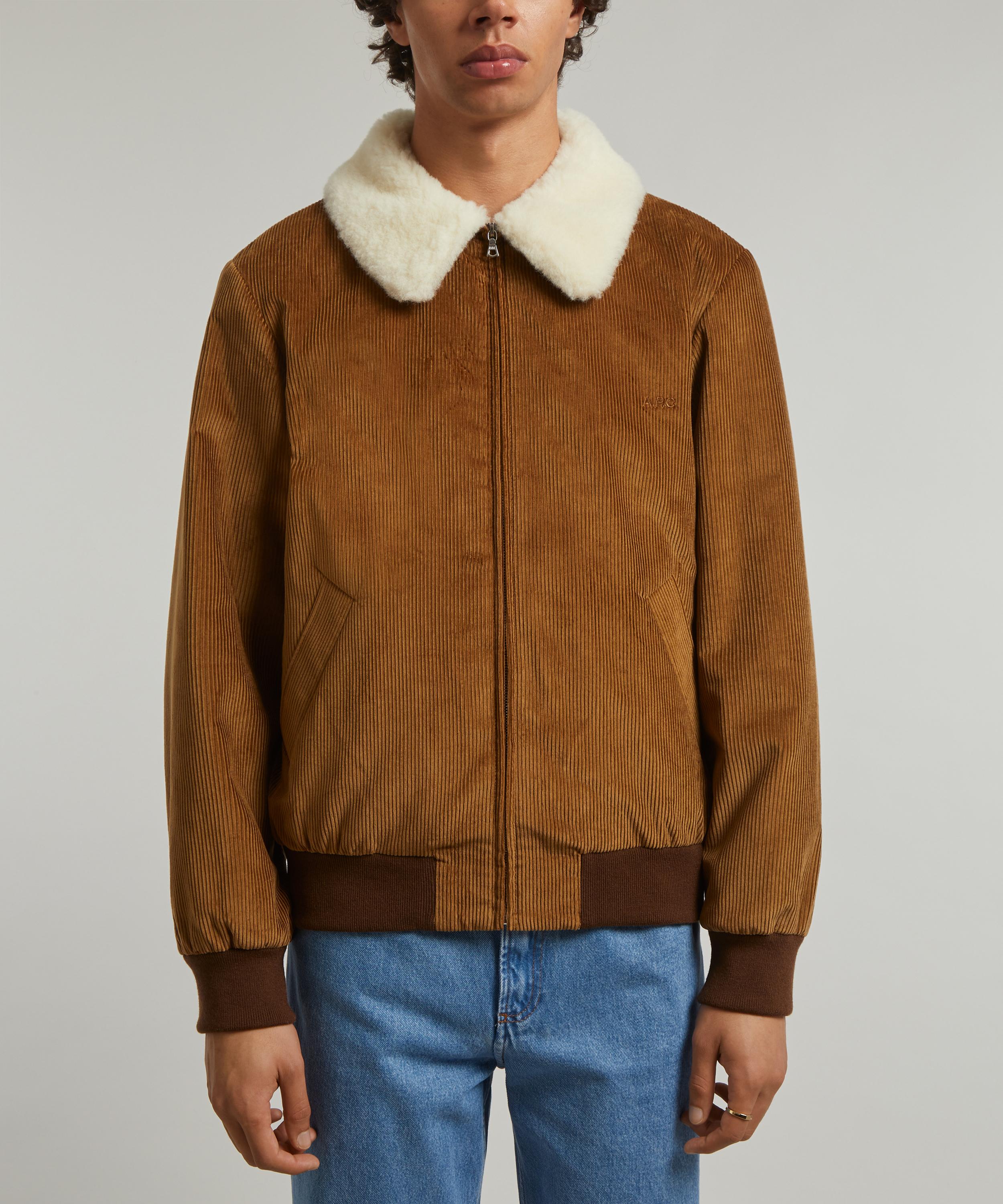 Apc clearance shearling jacket