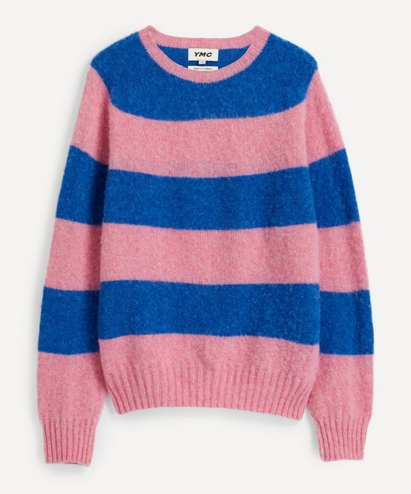 YMC - Striped Suedehead Jumper image number null