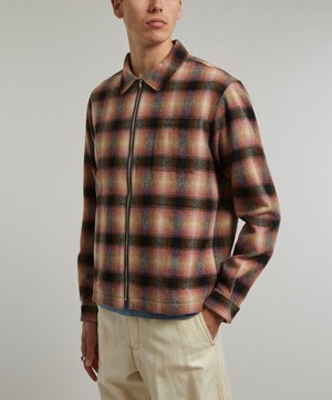 YMC - Bowie Check Overshirt image number 2