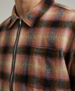 YMC - Bowie Check Overshirt image number 4