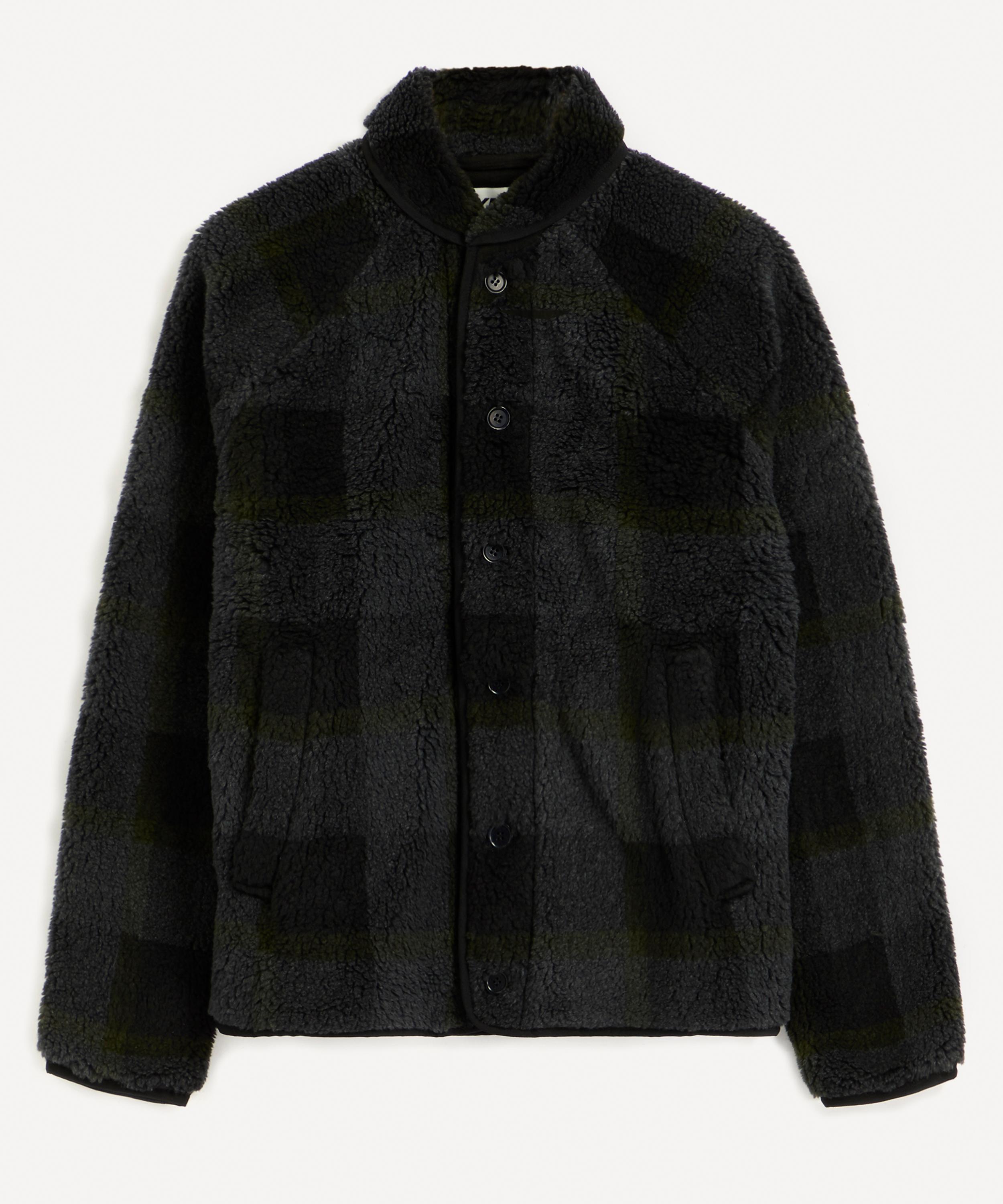 YMC - Beach Jacquard Plaid Fleece Jacket image number 0