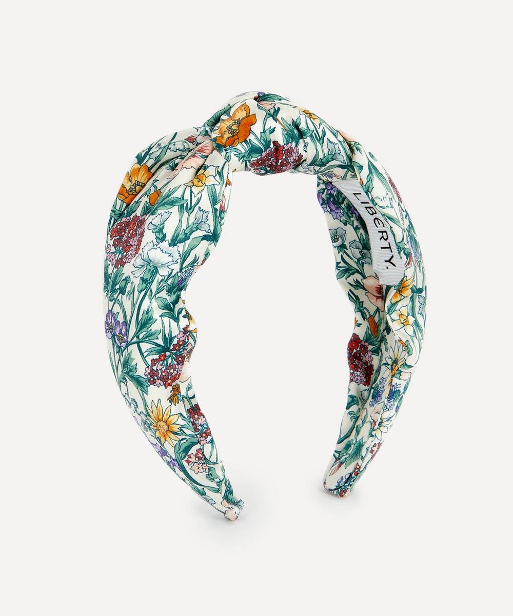 Liberty - Rachel Meadow Silk Satin Knotted Headband