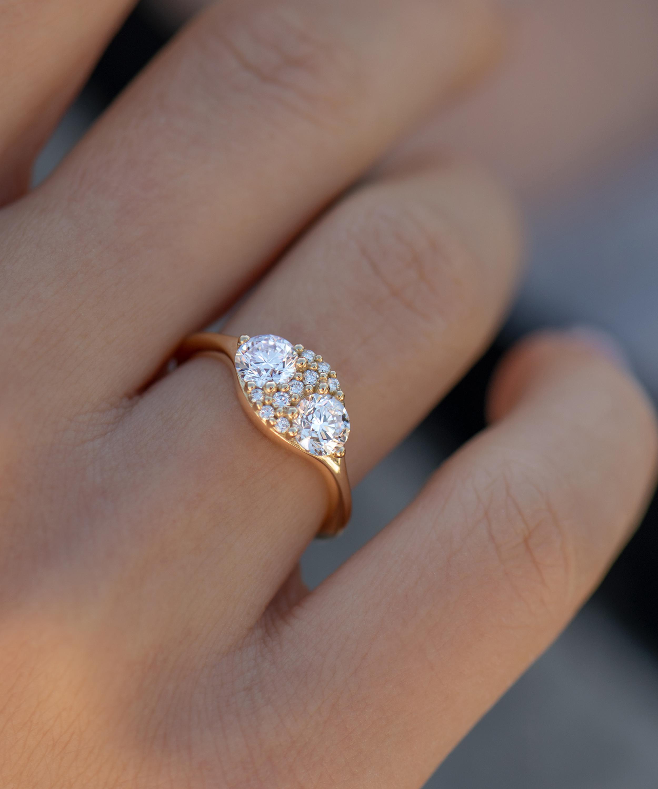 Tiny Round Engagement Ring, Engagement Rings