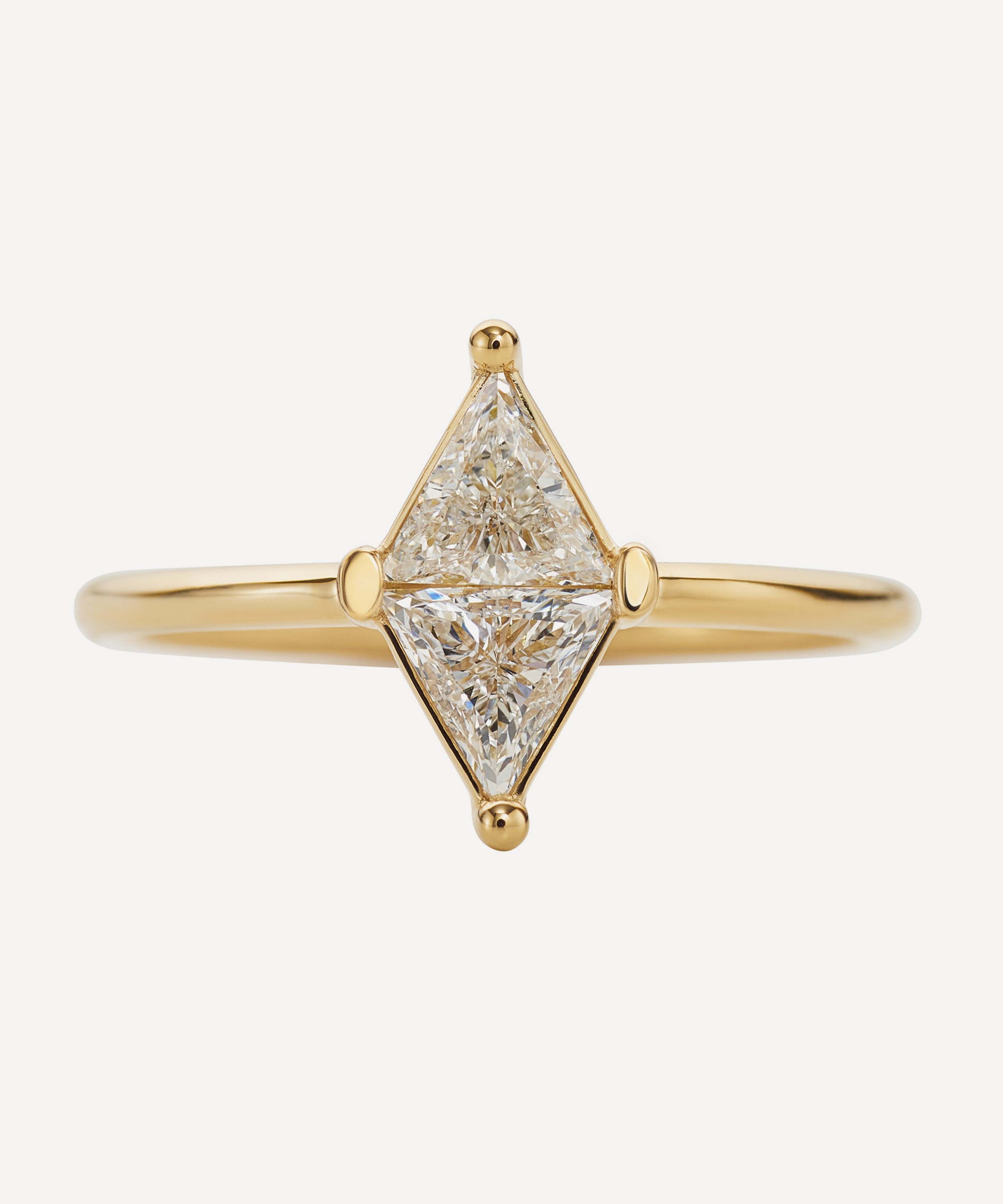 Flower Diamond Engagement Ring – ARTEMER