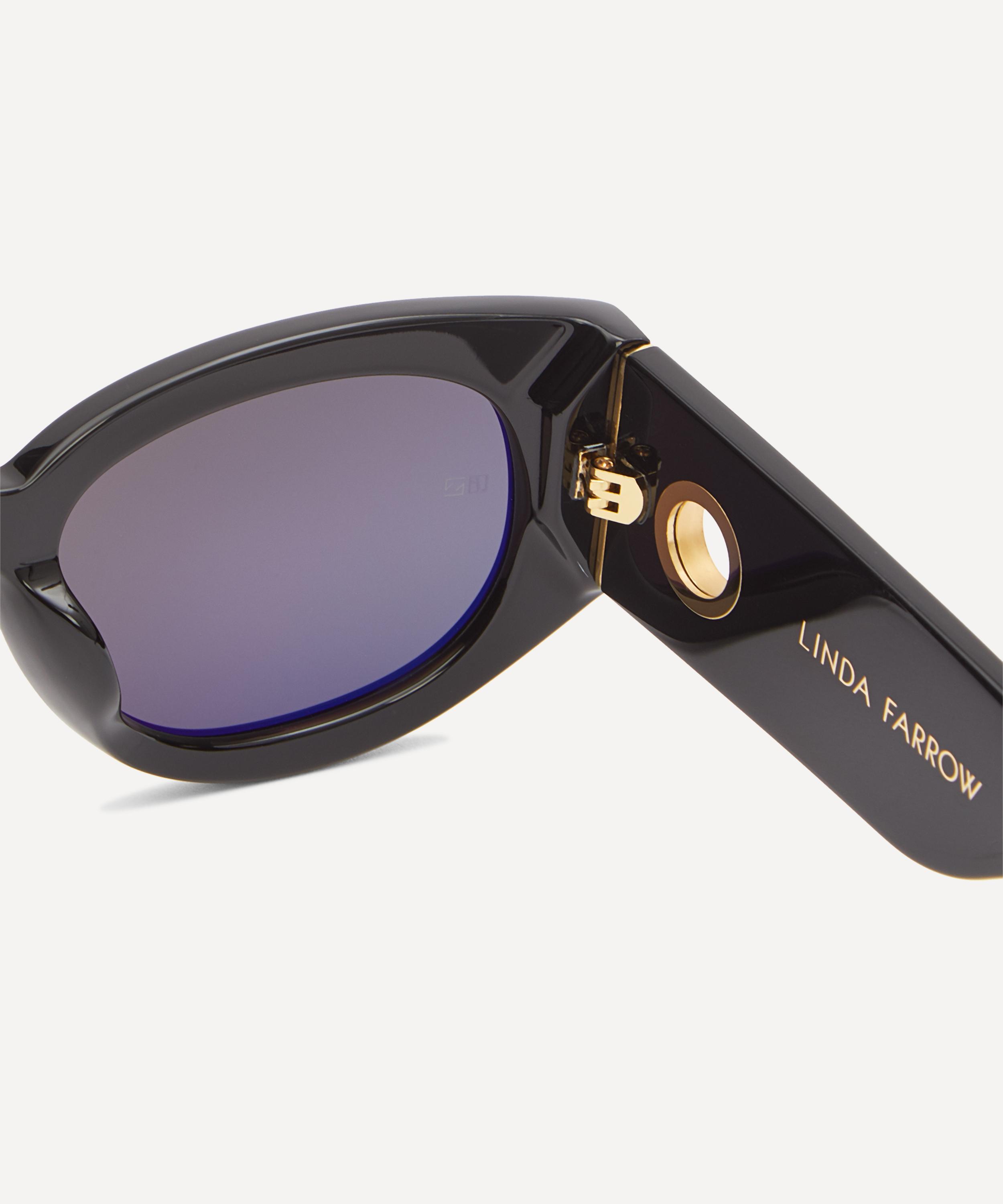 Linda Farrow - Debbie D-Frame Sunglasses image number 3