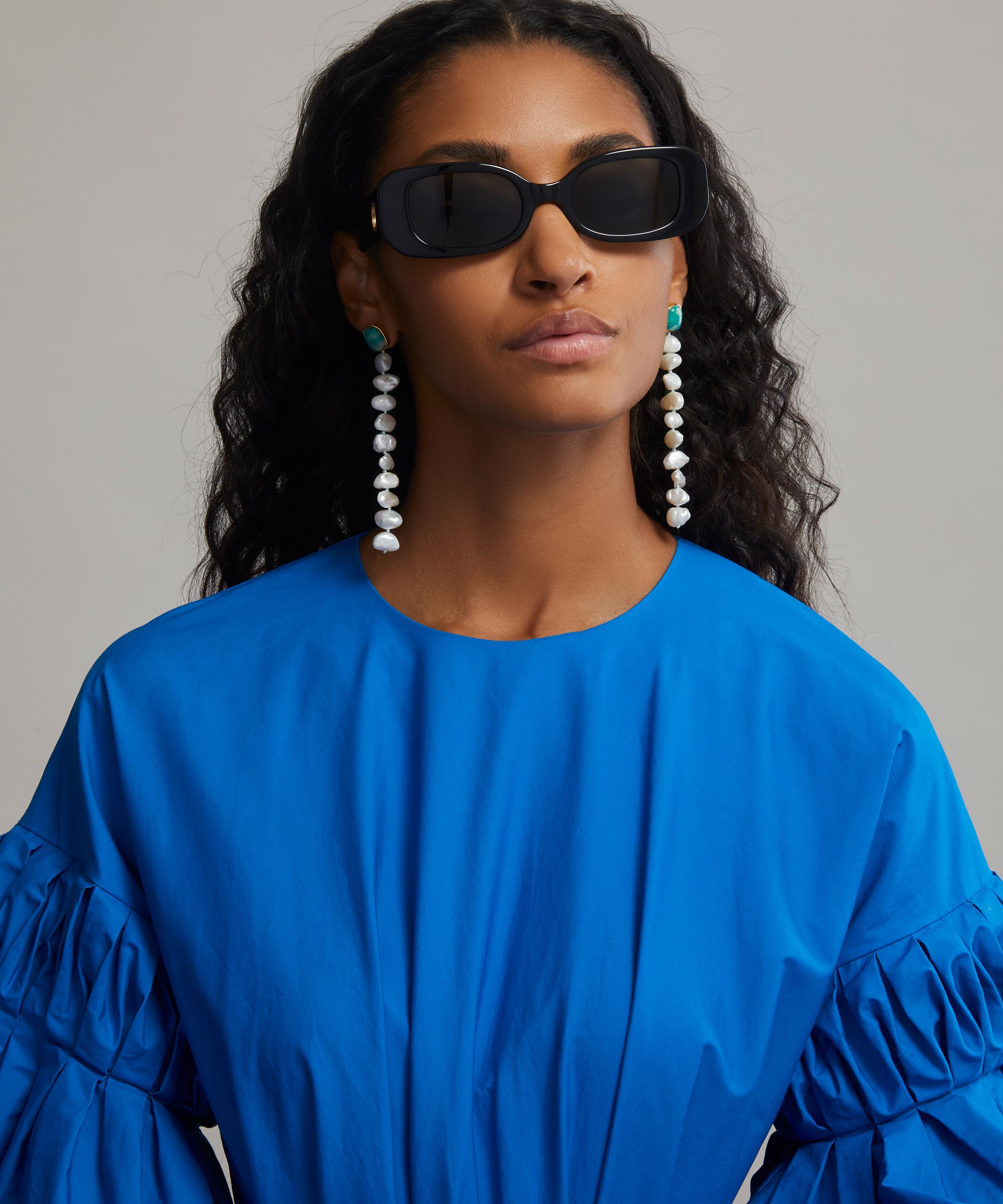 Linda Farrow - Square Acetate Sunglasses image number 1