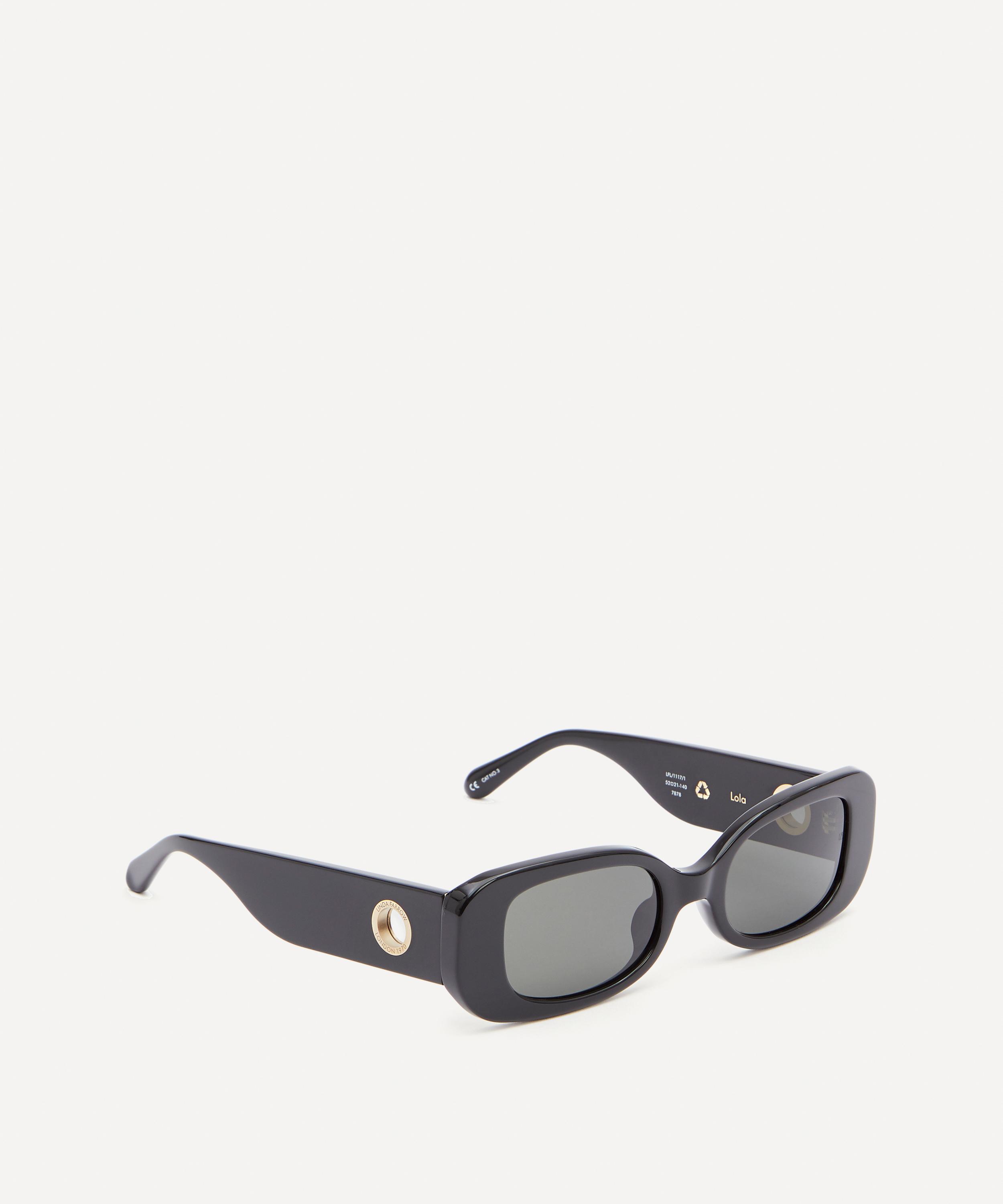 Linda Farrow - Square Acetate Sunglasses image number 2