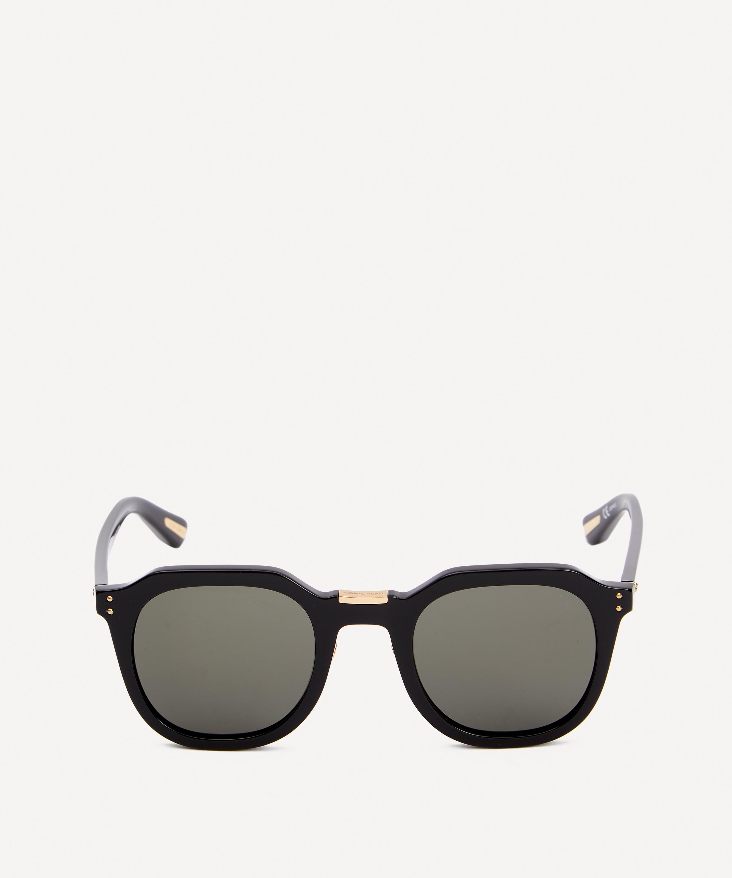 Linda Farrow - Fletcher Angular Acetate Sunglasses image number 0