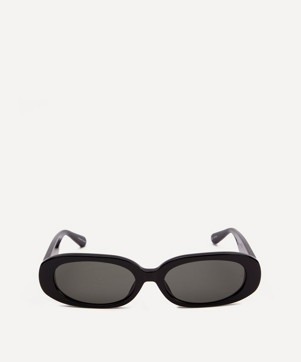Linda Farrow - Cara Oval Acetate Sunglasses image number null