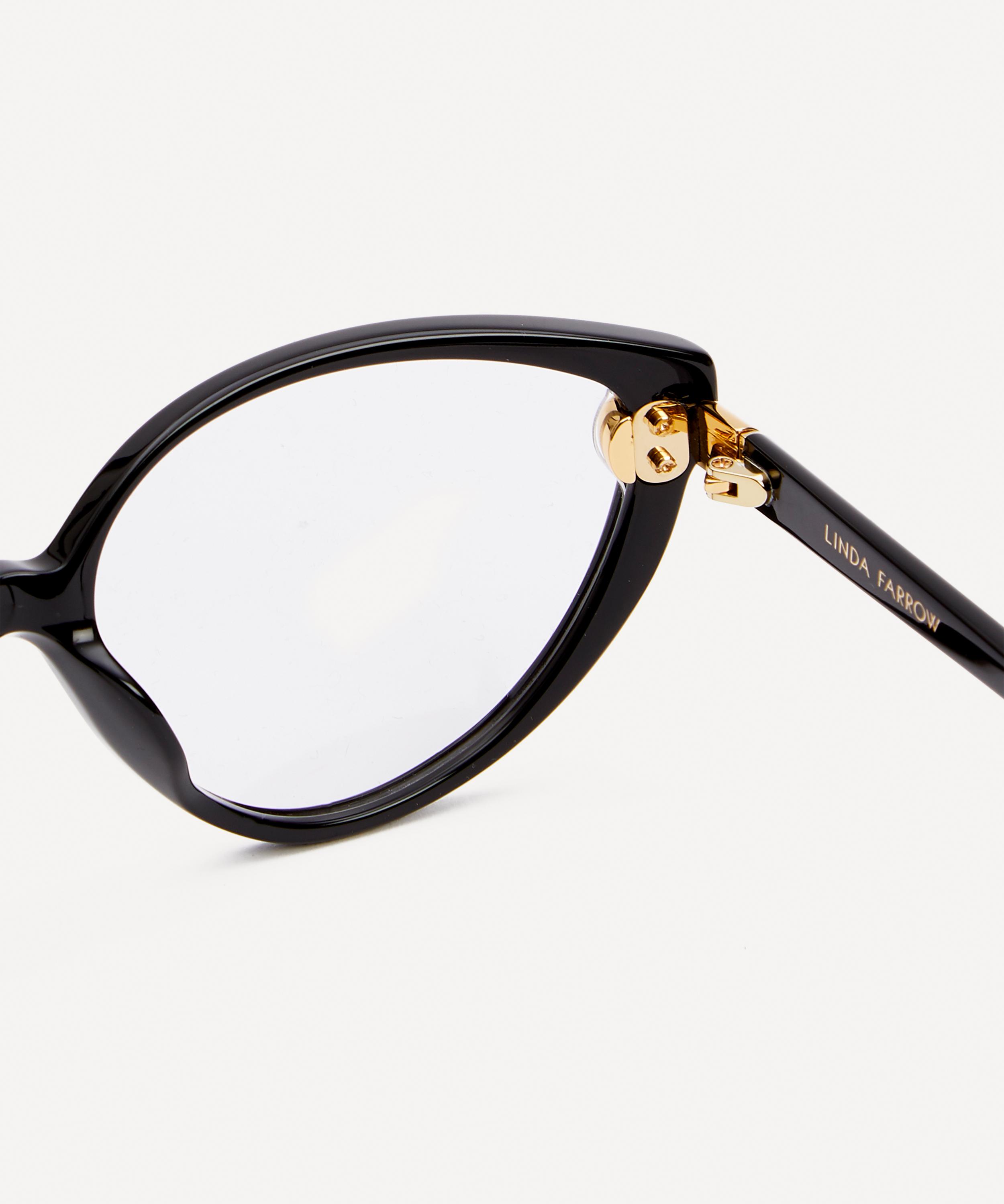 【LINDA FARROW】Bongiasca cat-eyesunglasses サングラス LINDA FARROW + Bea Bongiasca cat-eye acetate sunglasses
