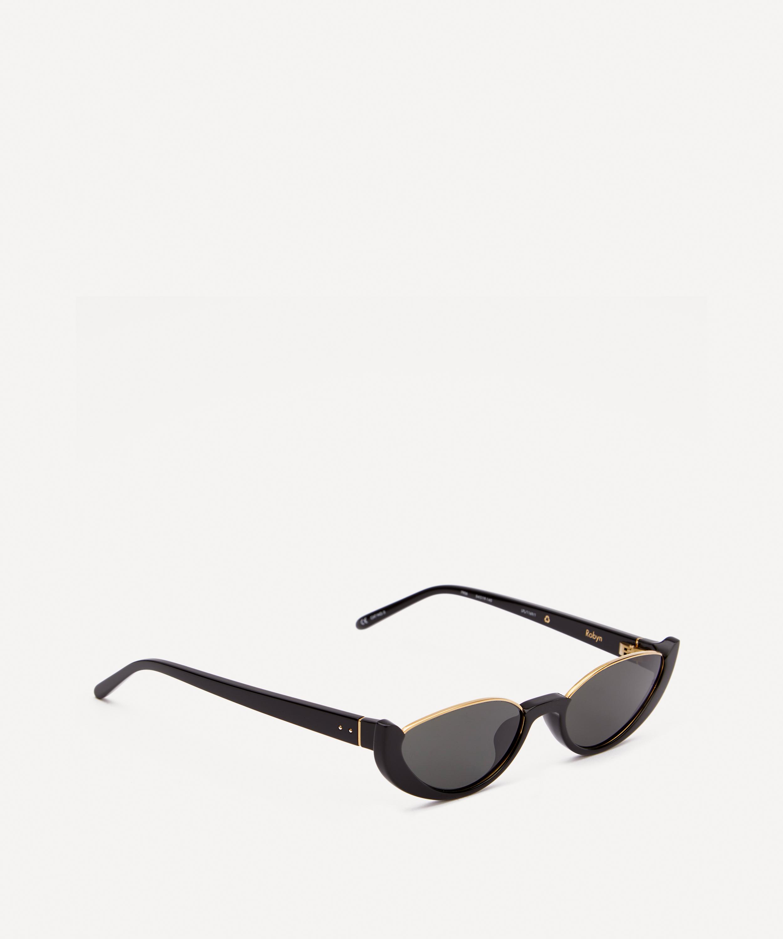 Linda Farrow - Robyn Cat Eye Acetate Sunglasses image number 2