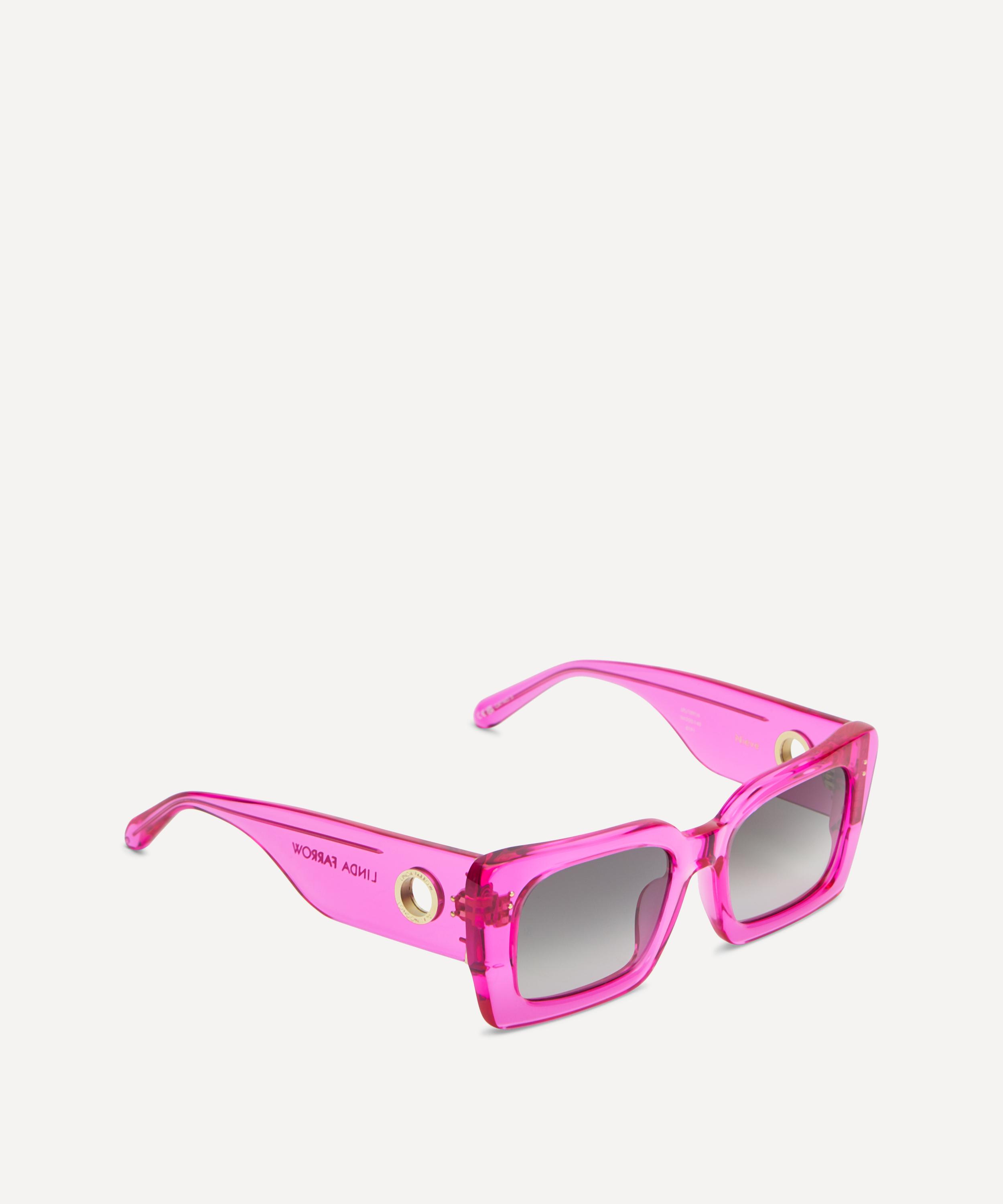 Linda Farrow - Nieve Rectangular Sunglasses image number 1