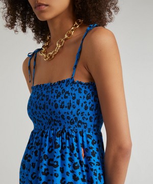 Scamp & Dude - Leopard Strappy Sundress image number 4