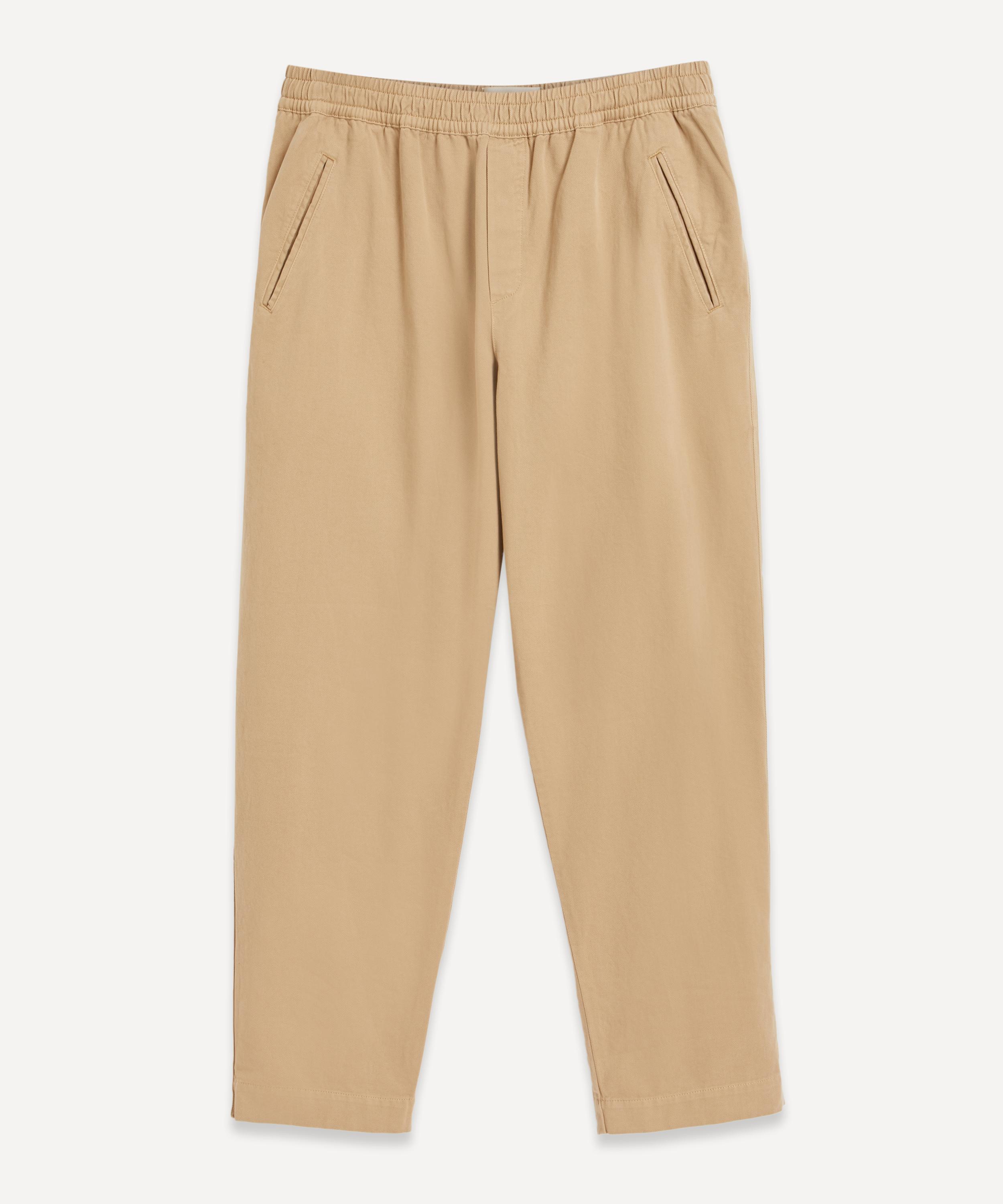 Folk Drawcord Trousers, Khaki