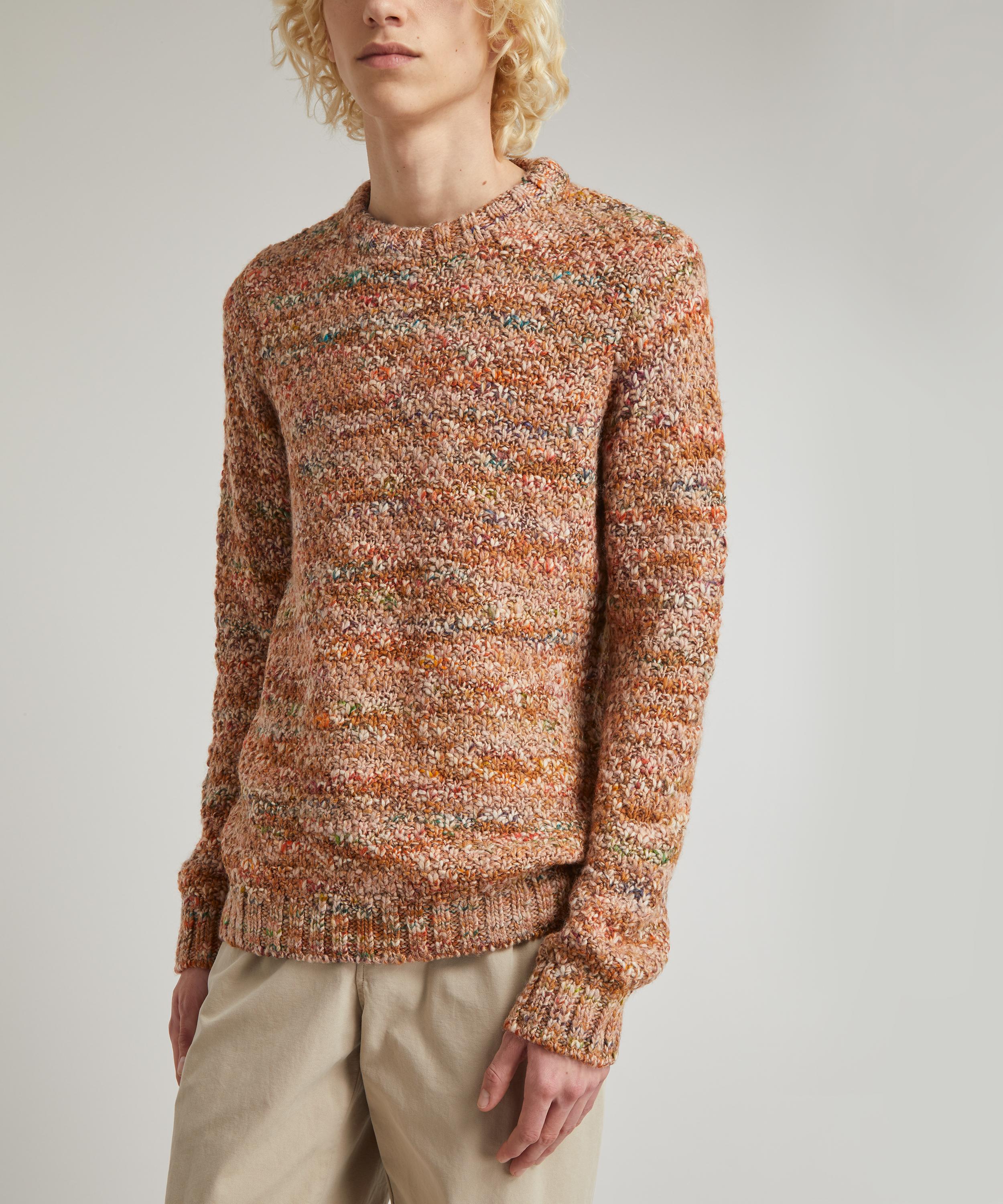 Folk Mixed Yarn Crew-Neck Jumper | Liberty