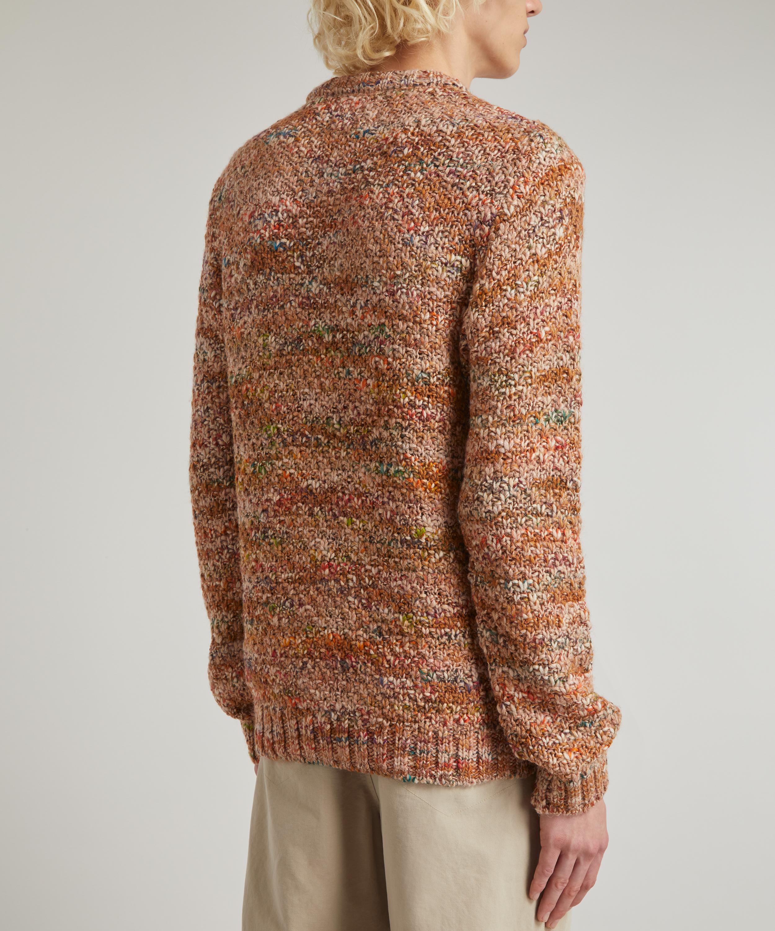 Folk - Mixed Yarn Crew-Neck Jumper image number 3
