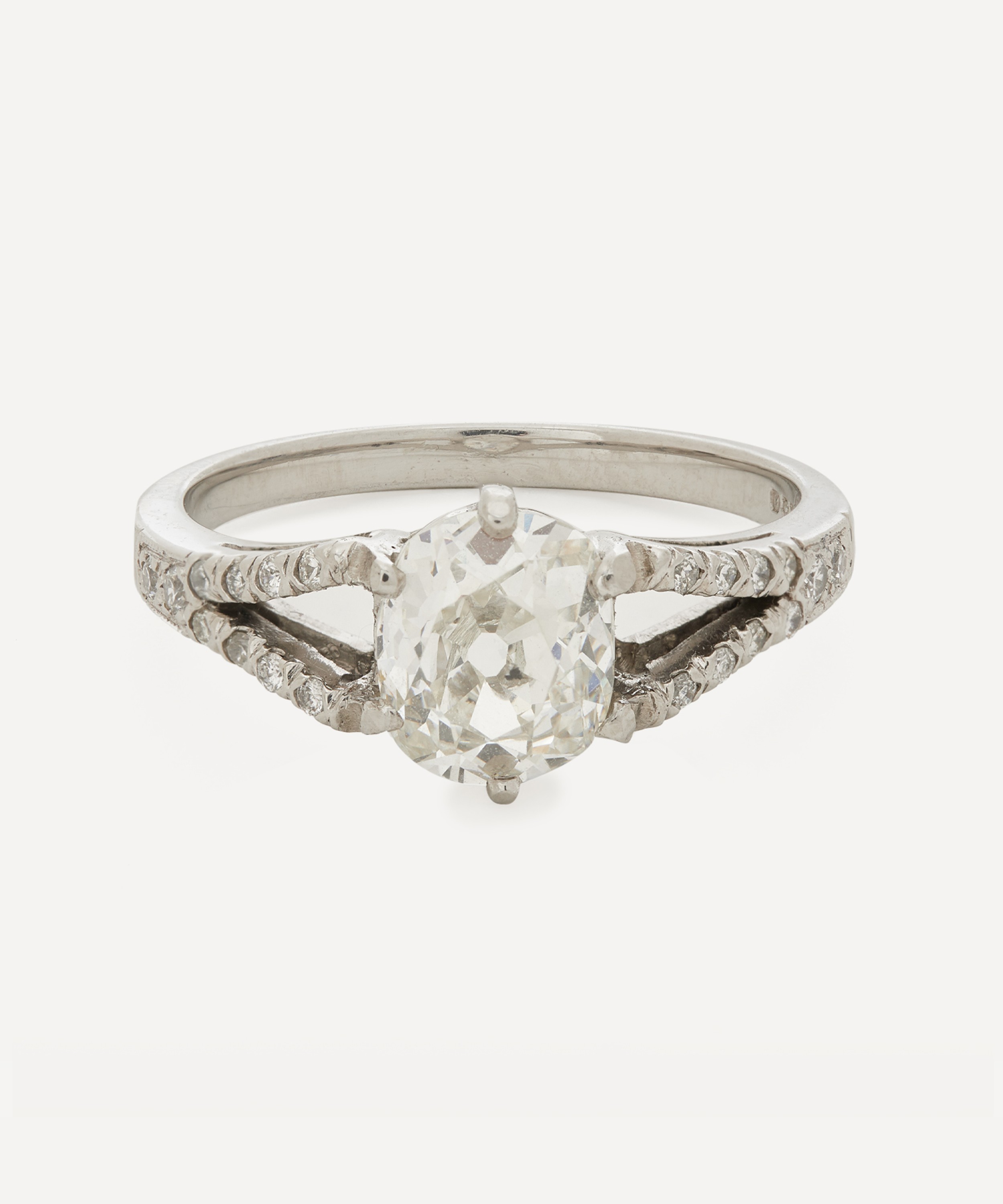 Kojis - Platinum Old Cut Diamond Ring